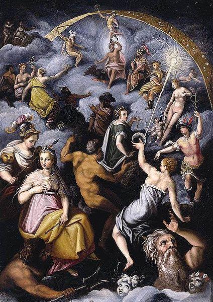 ZUCCHI, Jacopo Assembly of the Gods Spain oil painting art
